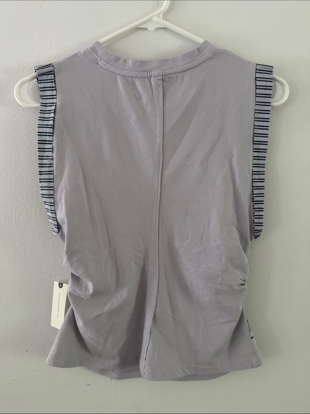 NWT Pilcro Light Purple Crew Neck Sleeveless Muscle Tee Sz S - Picture 8 of 8